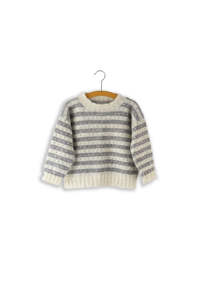 Holgers Sweater og Hue til børn (Tverstedgarn) opskrift